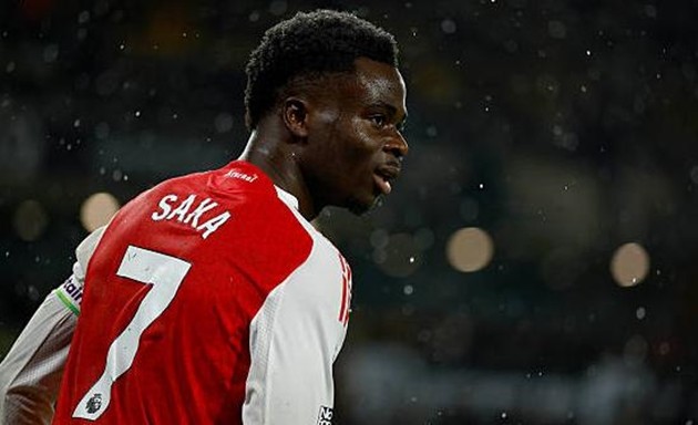 Bukayo Saka (7.9): Cầu thủ xuất sắc nhất bên phía Arsenal. Sau khi ký hợp đồng mới, Saka ngay lập tức tỏa sáng với bàn mở tỷ số đầy nhạy bén. Kỹ thuật rê dắt điêu luyện của anh luôn đặt hàng thủ Wolves vào tình trạng báo động đỏ.