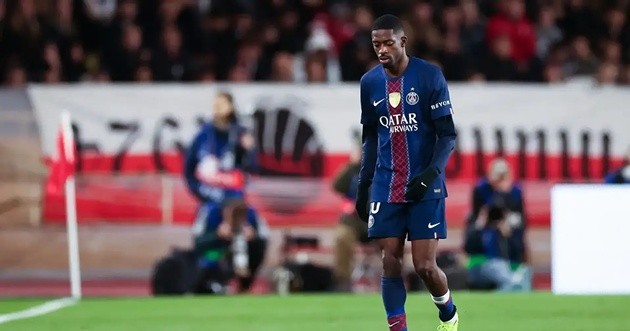 Dembele chưa chắc có thể đá trận lượt về.