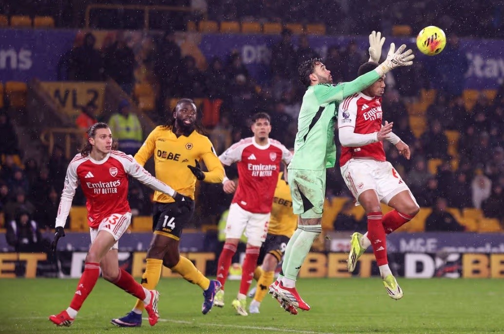 David Raya đã có một trận đấu không tốt.