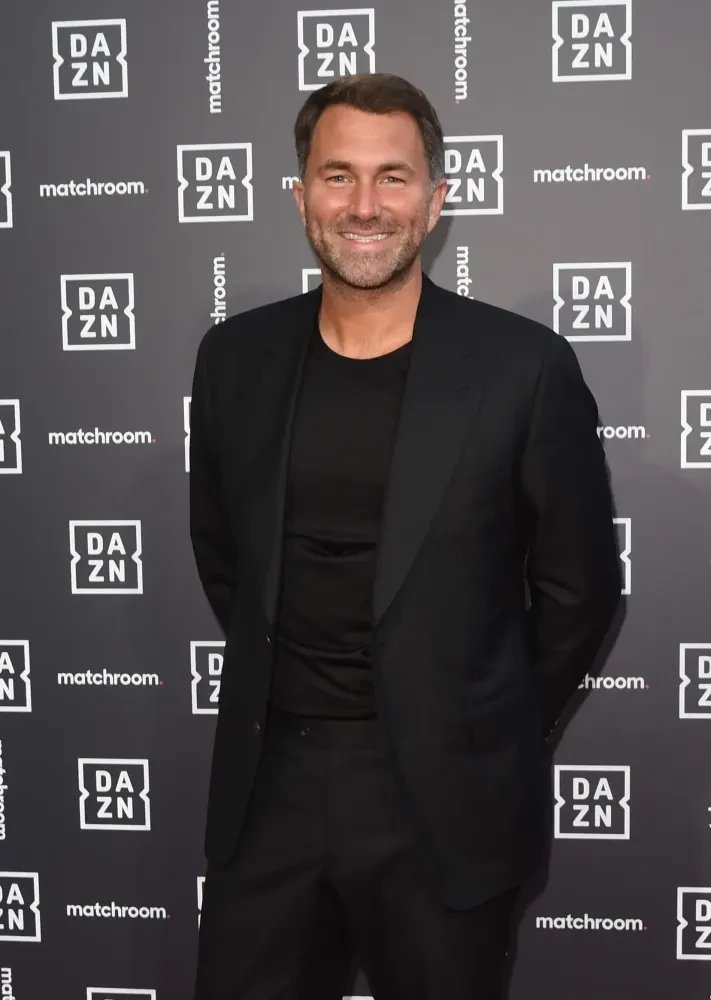Eddie Hearn tại sự kiện ra mắt hợp tác giữa DAZN và Matchroom