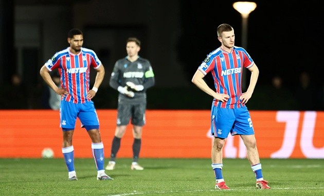 Palace gây thất vọng tại Europa Conference League.