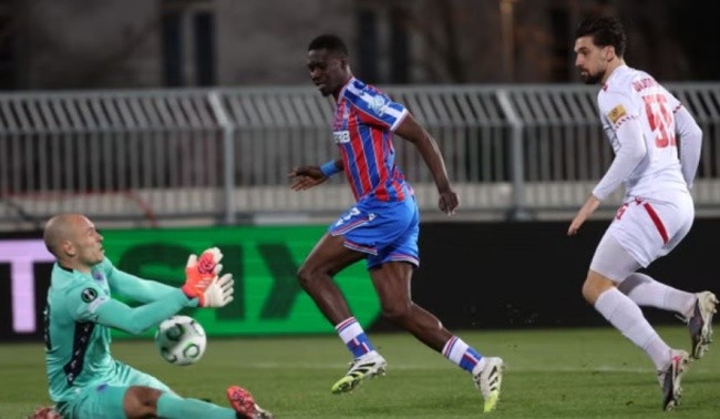 Palace hòa 1-1 Zrinjski Mostar.