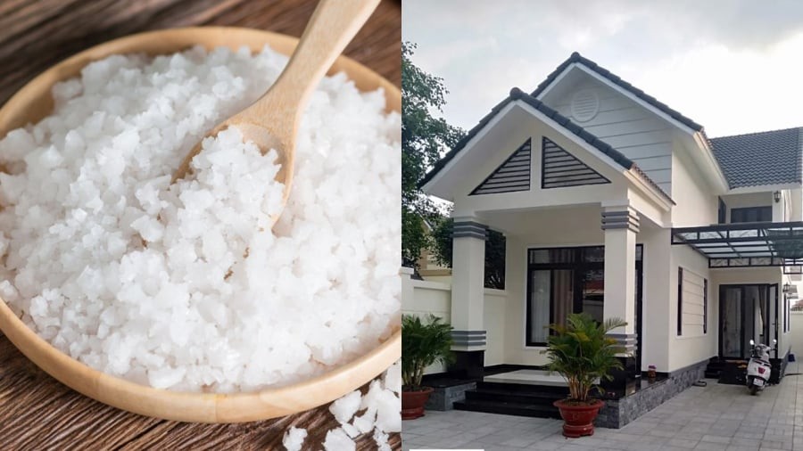 Gia chủ có thể đặt muối ở cửa chính, ở cung tài lộc hoặc dưới gầm giường.