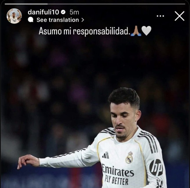 Ceballos lên tiếng xin lỗi CĐV.