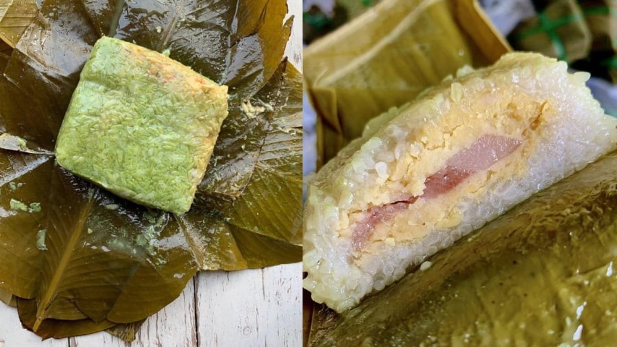 Khi bánh chưng bị mốc ở bên ngoài, các bào tử nấm mốc có thể đã xâm nhập vào sâu bên trong bánh mà chúng ta không thể nhìn thấy bằng mắt thường.