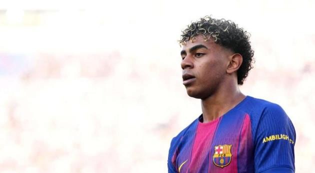 Yamal phản ứng khi bị thay ra.