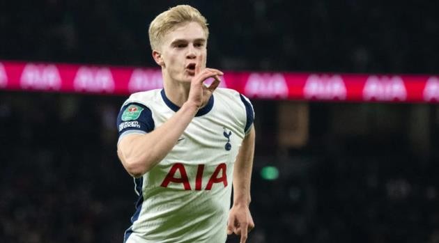 Lucas Bergvall là điểm sáng của Tottenham mùa này.
