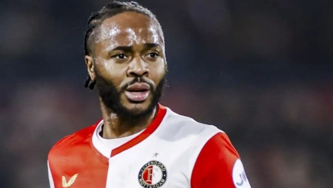 Sterling trong màu áo Feyenoord.