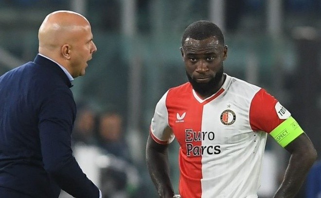 Lutsharel Geertruida và Slot thời ở Feyenoord.