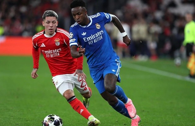 Prestianni bị treo giò ở trận lượt về gặp Real Madrid.