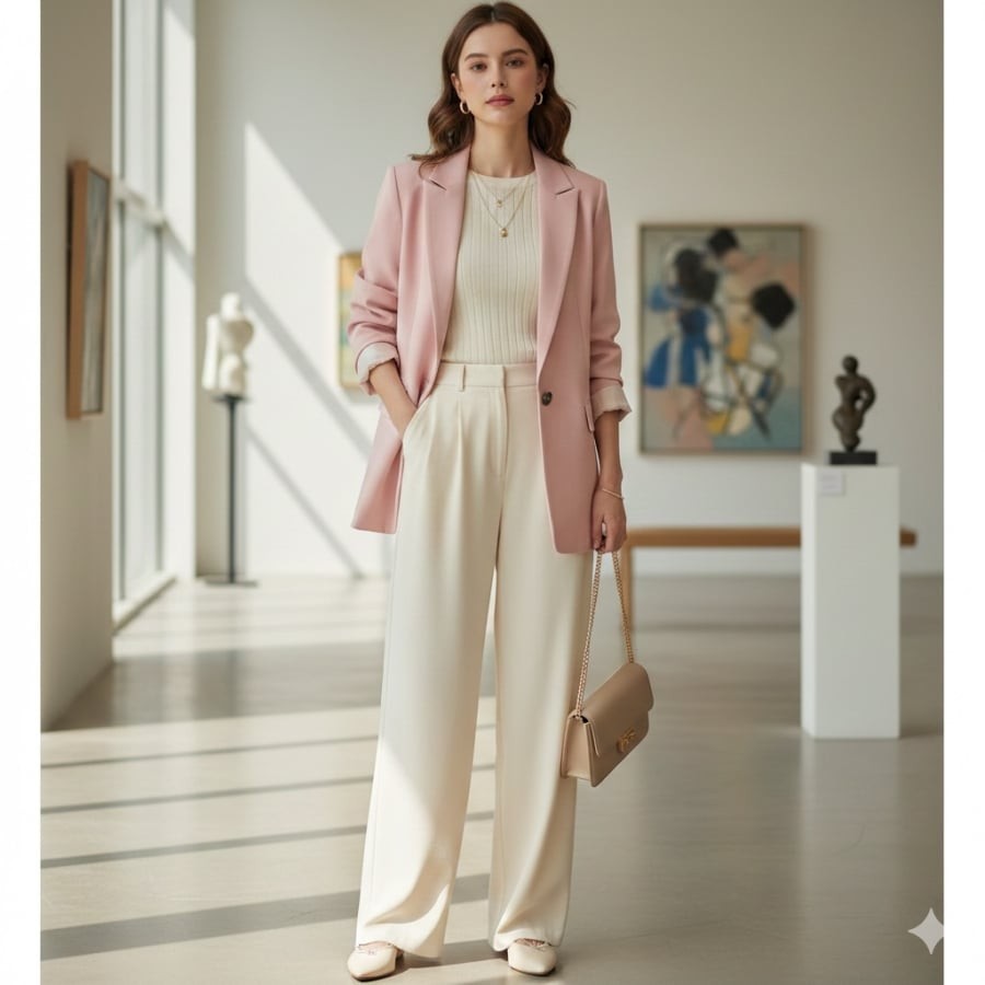 Trang phục pastel dịu mắt giúp diện mạo tươi tắn và hiện đại hơn trong mùa xuân.