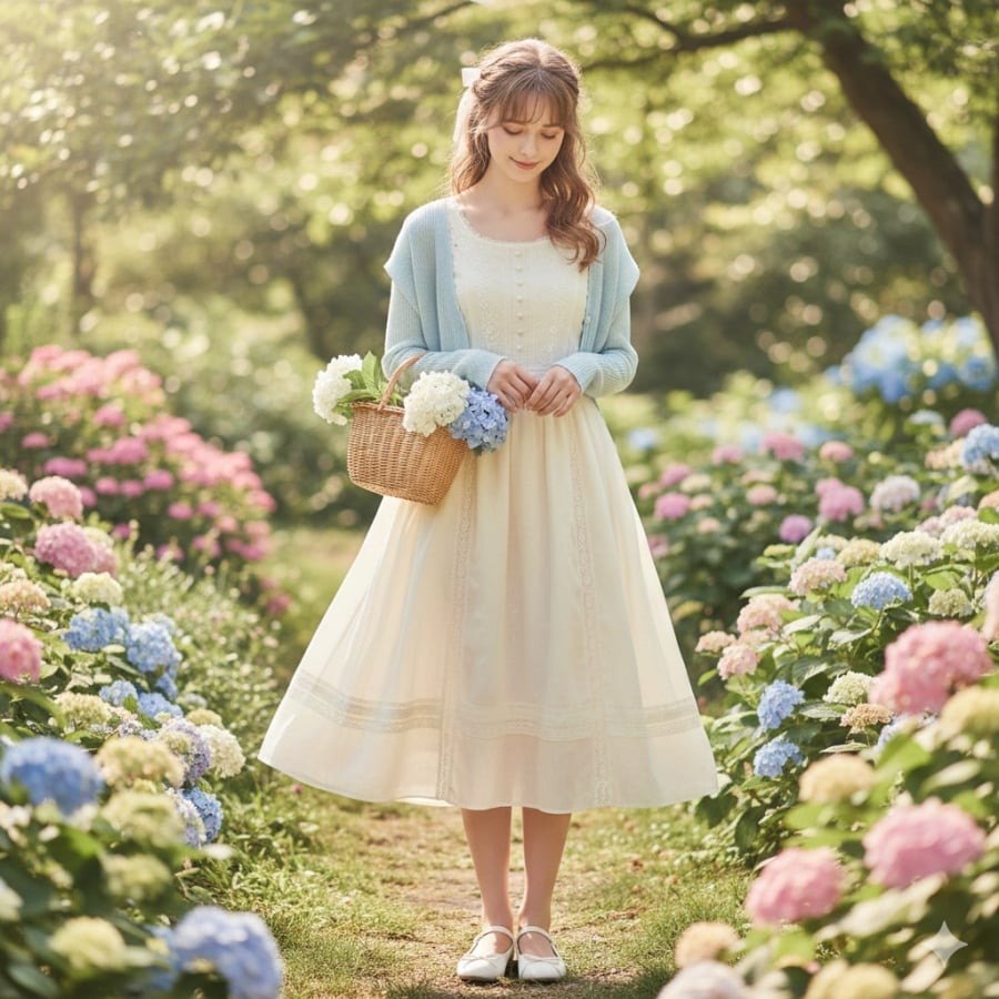 Váy sáng màu thanh lịch, phù hợp du xuân và đi làm những ngày đầu năm.