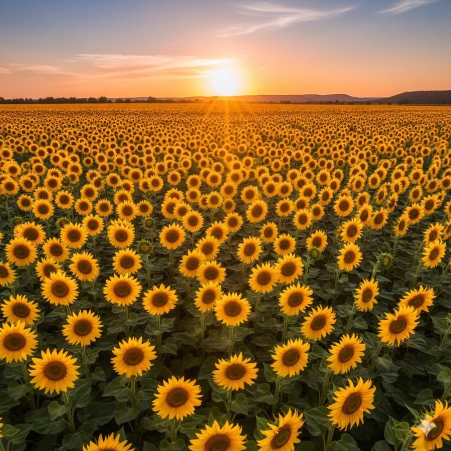 Hoa hướng dương đại diện cho gu chọn người yêu đề cao sự ổn định và lạc quan.