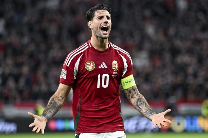 Szoboszlai là ngôi sao sáng nhất của Hungary hiện tại.