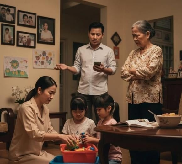 Bầu không khí trong những gia đình này thường nặng nề, thiếu tiếng cười. 