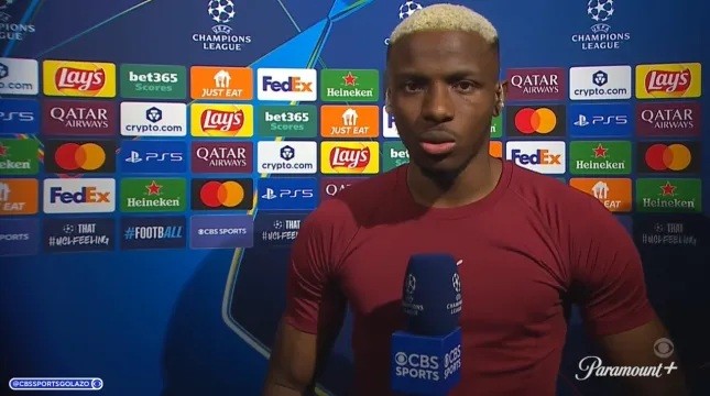 Osimhen muốn tránh Liverpool ở vòng tới.