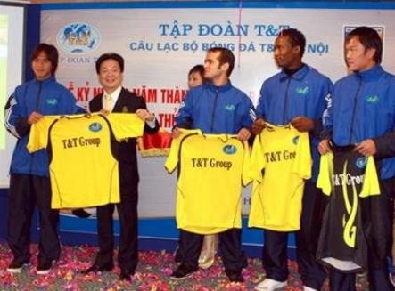 Hà Nội FC thuở sơ khai.