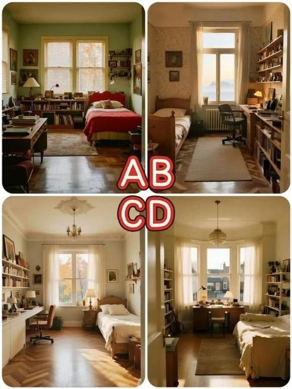 Chọn không gian phòng bạn muốn ở nhé!