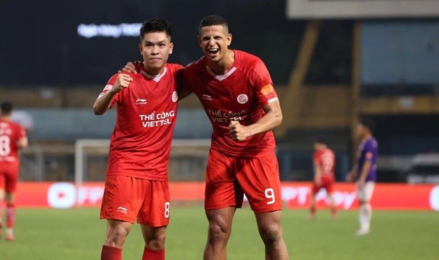 Thể Công Viettel đánh bại Hà Nội FC.