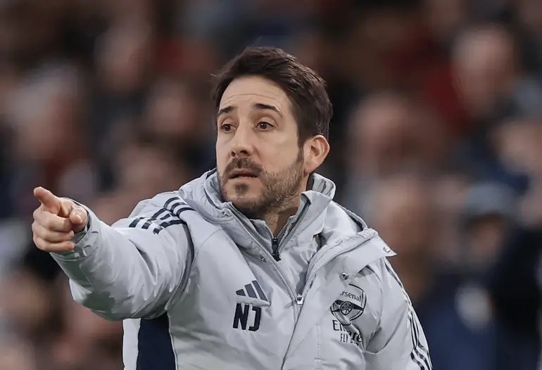 Chuyên gia Nicolas Jover của Arsenal.