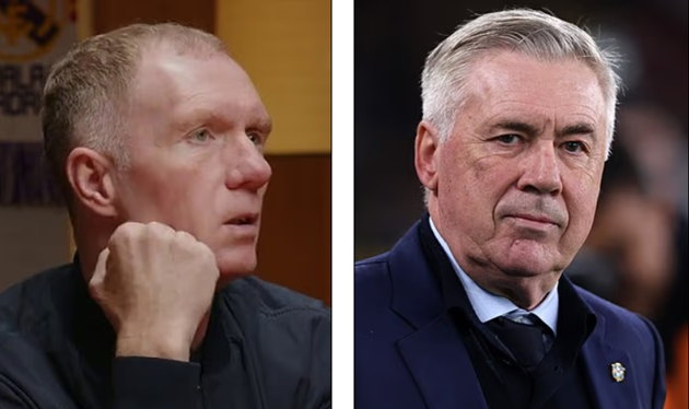 Scholes tin rằng Ancelotti là người phù hợp nhất để dẫn dắt Man Utd vào mùa hè.
