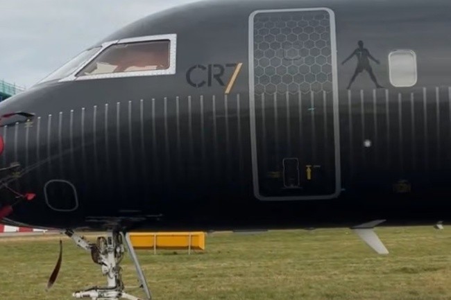 Chuyên cơ riêng của CR7.
