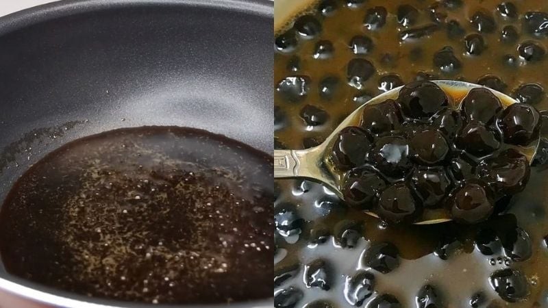 Làm trân châu đường đen