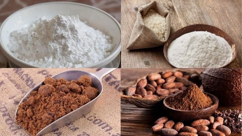 Nguyên liệu làm trân châu đường đen