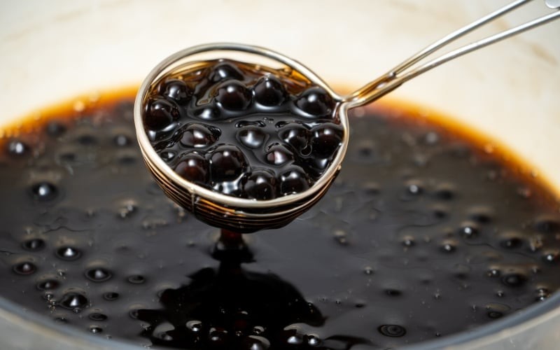 Thành phẩm trân châu đường đen