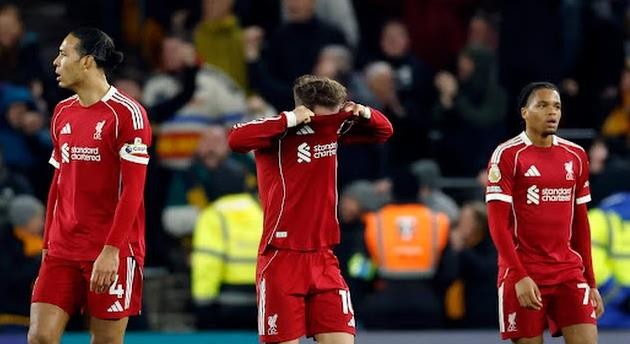 Liverpool nhận thất bại đáng quên.