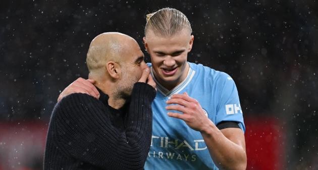 Haaland là trò cưng của Pep.