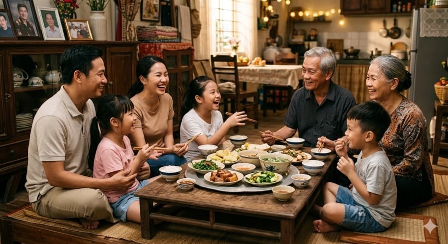 Giữ khẩu đức và tâm đức giúp gia đình hòa thuận, hậu vận thêm êm ấm.