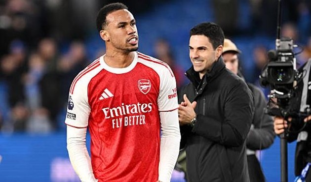 Gabriel và Mikel Arteta đều để lại những dấu ấn ở trận đấu này.