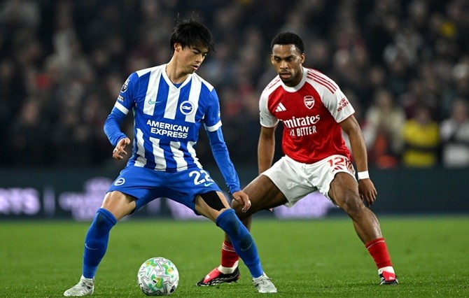 Arsenal đã có chiến thắng quan trọng trước Brighton.