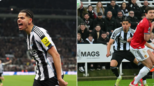 Osula ghi bàn thắng quyết định giúp Newcastle đánh bại Man Utd.