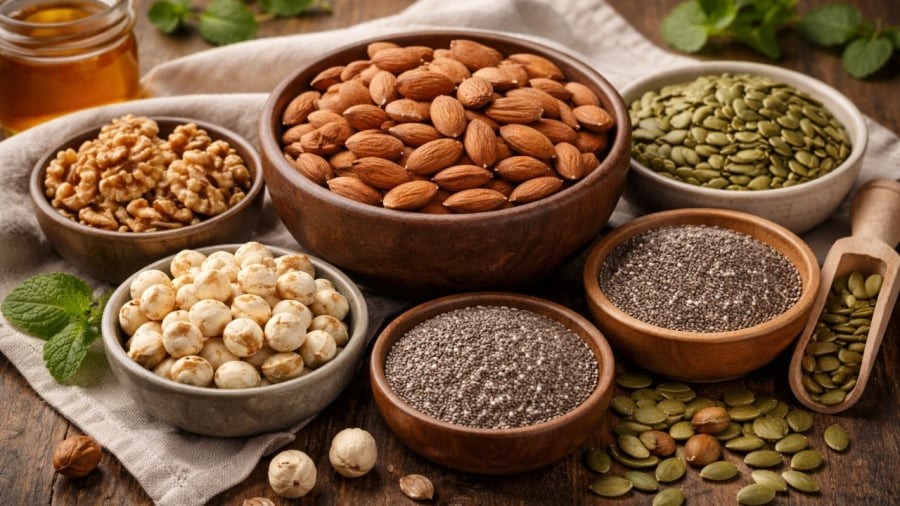 Nhiều loại hạt quen thuộc lại có công dụng hỗ trợ giấc ngủ tốt