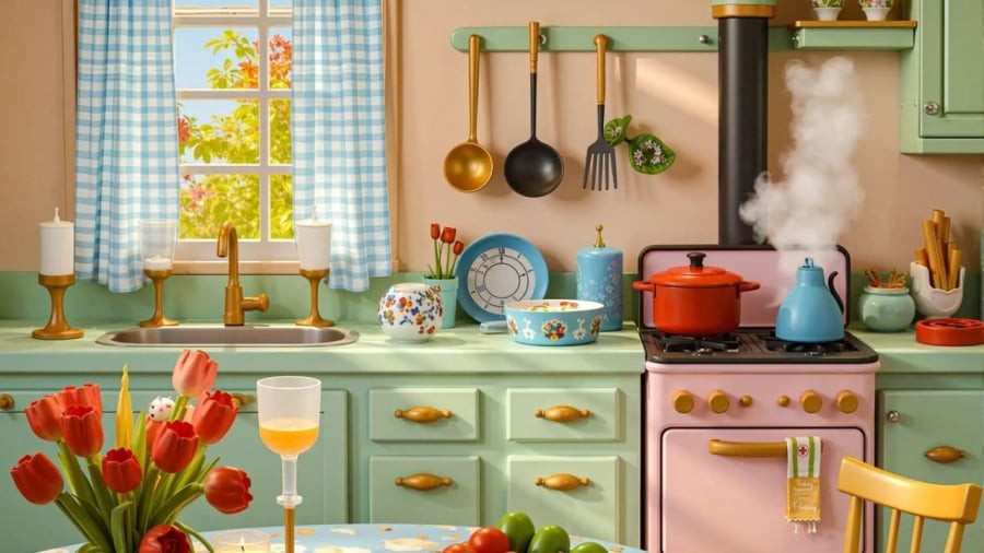 Bếp là nơi giữ tài lộc và chăm sóc sức khoẻ gia đình