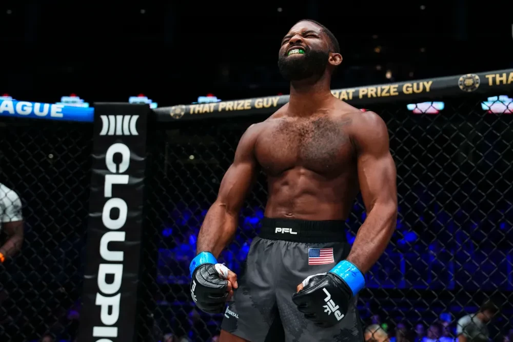 Raufeon Stots tại sự kiện bán kết PFL World Tournament 2025