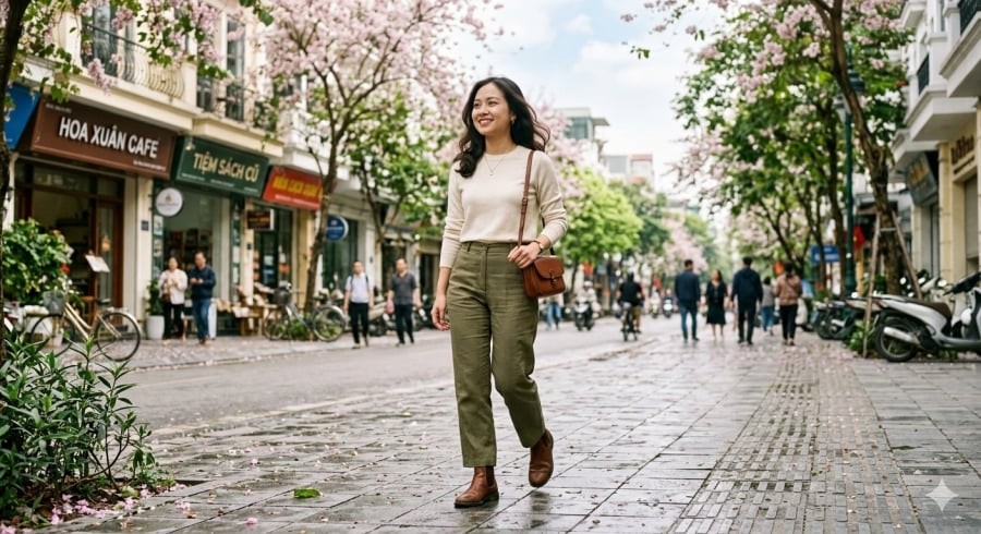 Giày nâu đang trở thành xu hướng thời trang mùa xuân nhờ vẻ đẹp cổ điển và dễ phối đồ.