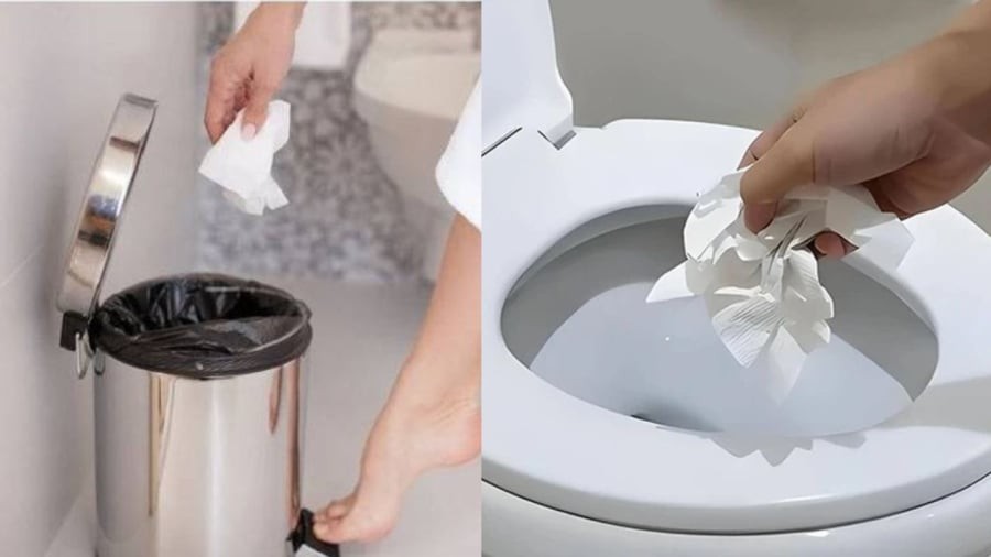 Mỗi loại giấy có khả năng phân hủy khác nhau, điều này cũng ảnh hưởng tới quyết định nên vứt giấy vệ sinh vào thùng rác hay vứt vào bồn cầu.