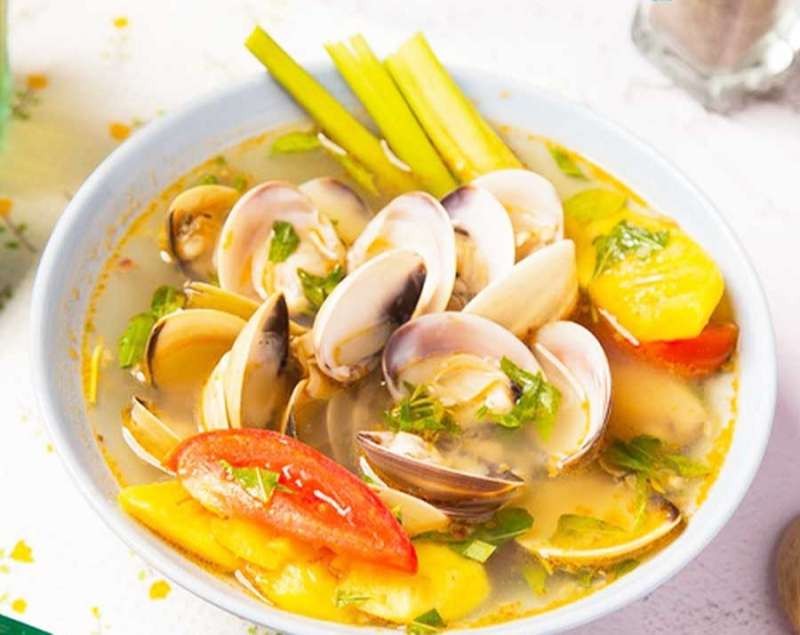Cách nấu canh ngao chua ngon