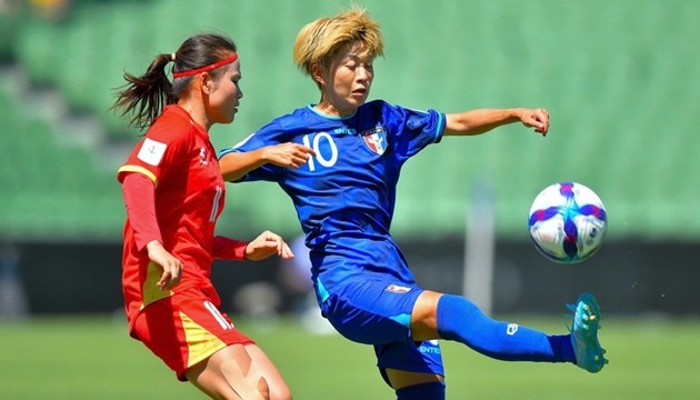 Đội tuyển nữ Việt Nam bất ngờ để thua Đài Bắc Trung Hoa.