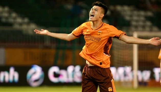 Đinh Quang Kiệt trong màu áo Hoàng Anh Gia Lai.