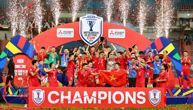 Chức vô địch Đông nam Á gần nhất của đội tuyển Việt Nam.