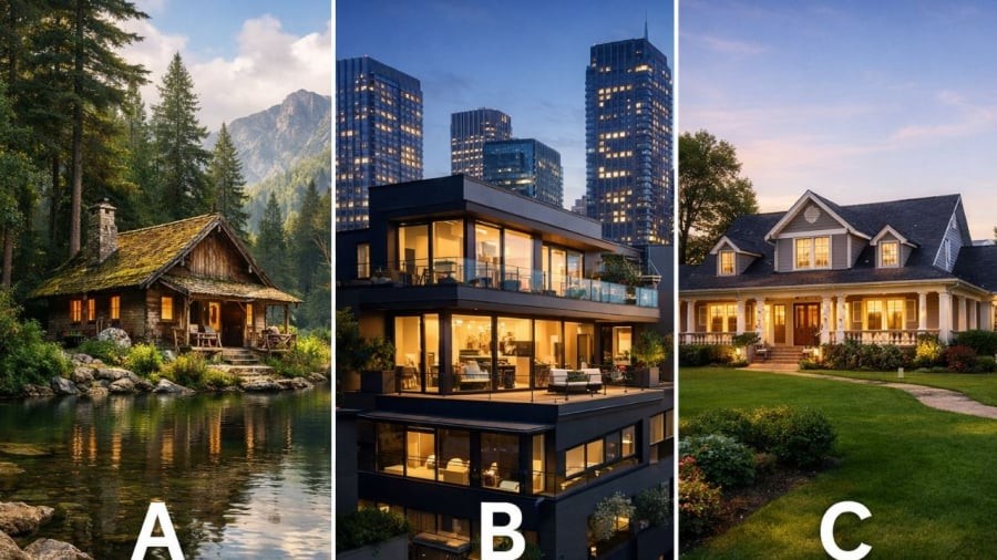 Bạn chọn ngôi nhà nào