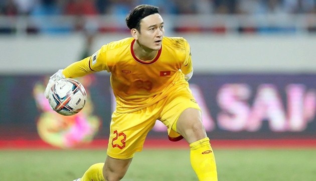 Văn Lâm là một trong những thủ môn có thể hình tốt nhất của bóng đá Việt Nam từ trước đến nay.