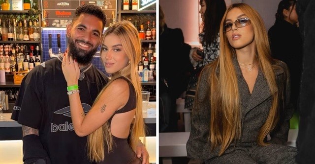 Douglas và bạn gái mới.