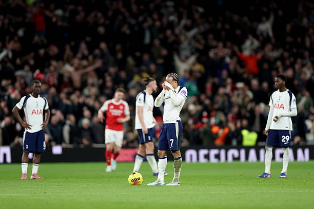 Sự tuyệt vọng đang bao trùm lên Tottenham. 