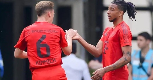 Bộ đôi Kimmich và Olise không bị cáo buộc cố tình lĩnh thẻ vàng.