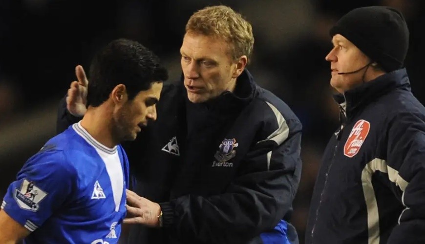 Arteta từng là học trò của Moyes.